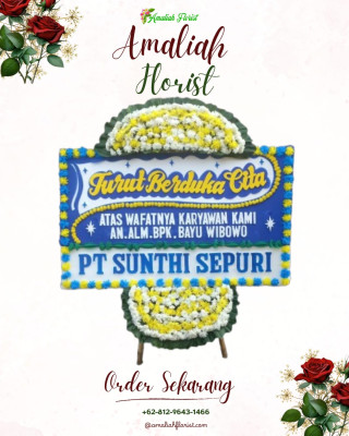 Papan Bunga Duka di Ngombol